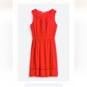 Skies Are Blue Vibrant Red Mini Dress, Size Small